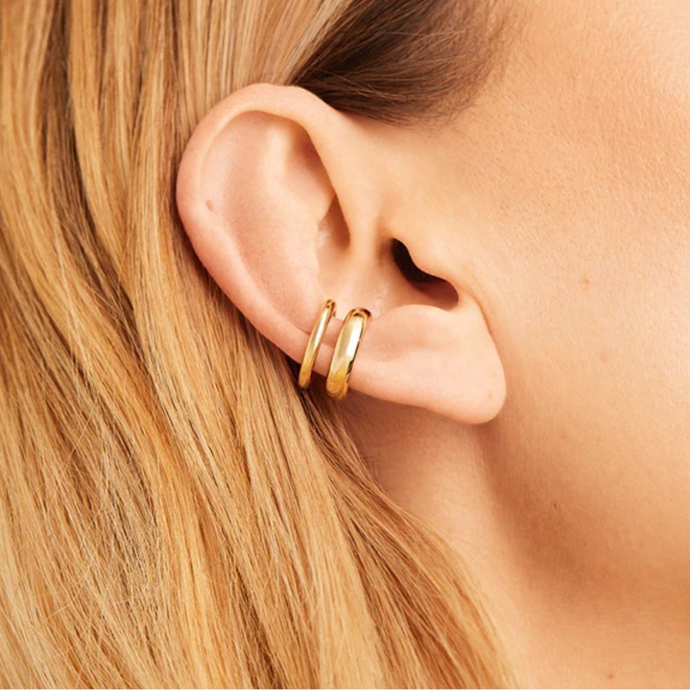 MEJURI Duet Ear Cuff | 18k gold